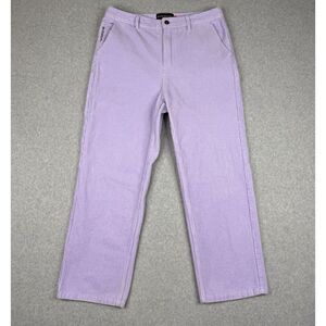 Paterson‎ Pants Mens 33x28 Purple Corduroy Wide Leg Skater Made For Play Y2K